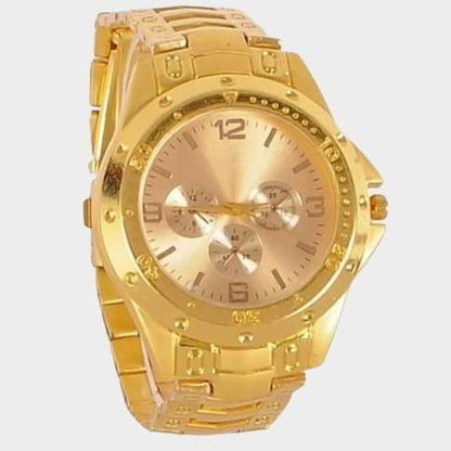 Men's Golden Stainless Steel Watches